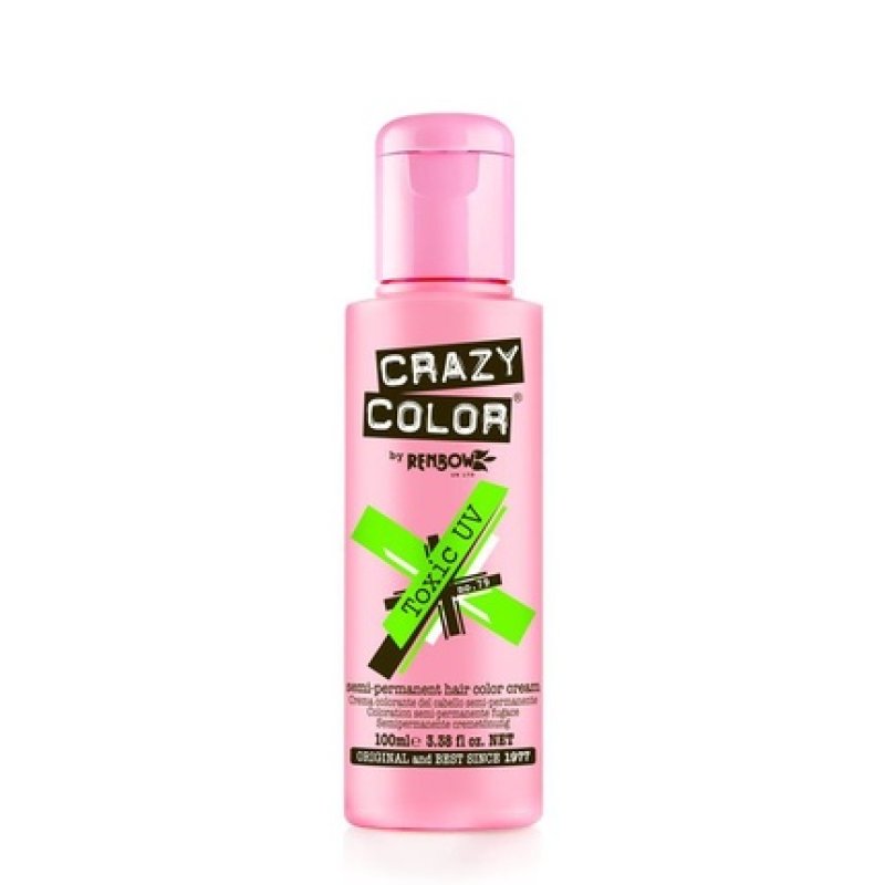 Renbow Crazy Color Neon Green Hair Colour - 4x100ml