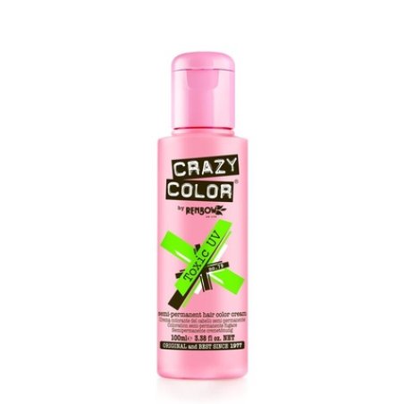 Renbow Crazy Color Neon Green Hair Colour - 4x100ml