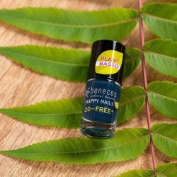 Benecos Natural Cosmetics Nail Polish 20FREE Water Permeable 5ml Nordic Blue