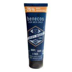 benecos Body Wash 3in1 250 ml Shower gel Men Body & face & hair Herbal, Lavender
