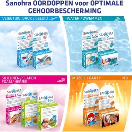 Sanohra - Water - Children - Earplugs - 1 Pair