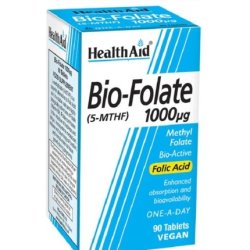 Gesundheitshilfe Biofolat 1000ug 90 Tablets