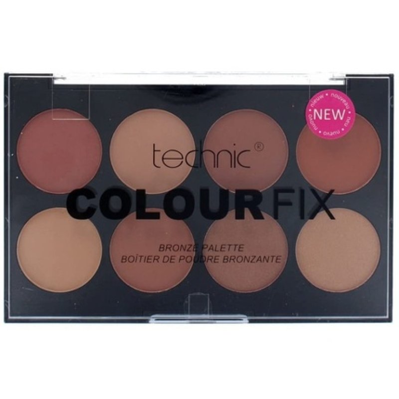 Technic Colour Fix Pressed Powder Bronze Palette Contouring Palette