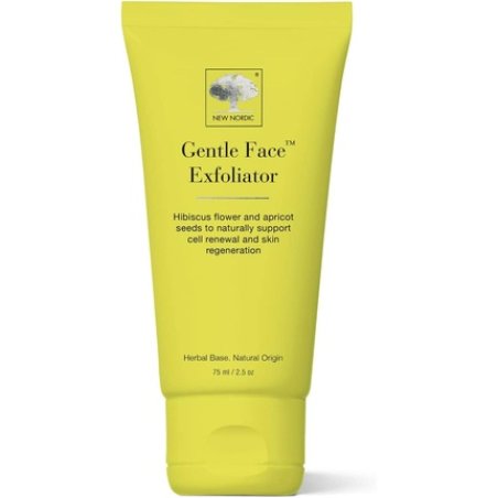 New Nordic Gentle Face Exfoliator with Hibiscus Flowers and Apricot Seeds