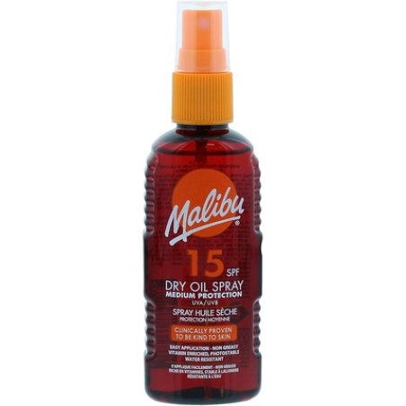 Malibu Dry Oil Sun Spray SPF15 100ml