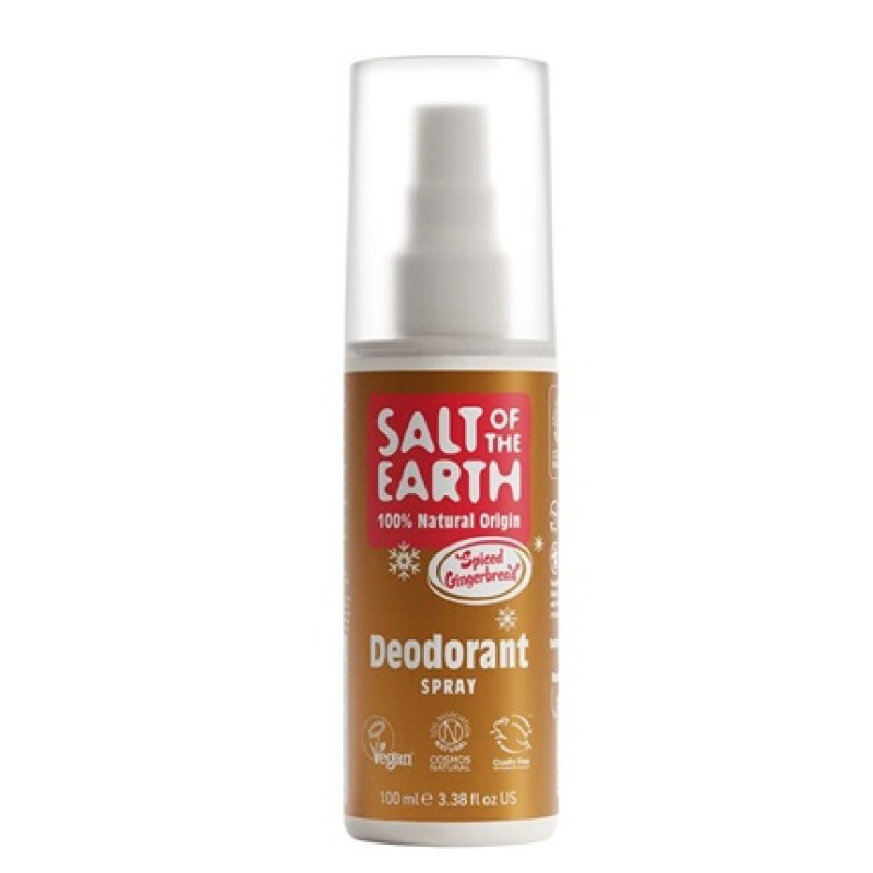Salt Of The Earth Spiced Gingerbread Deodorant Spray 100 Ml