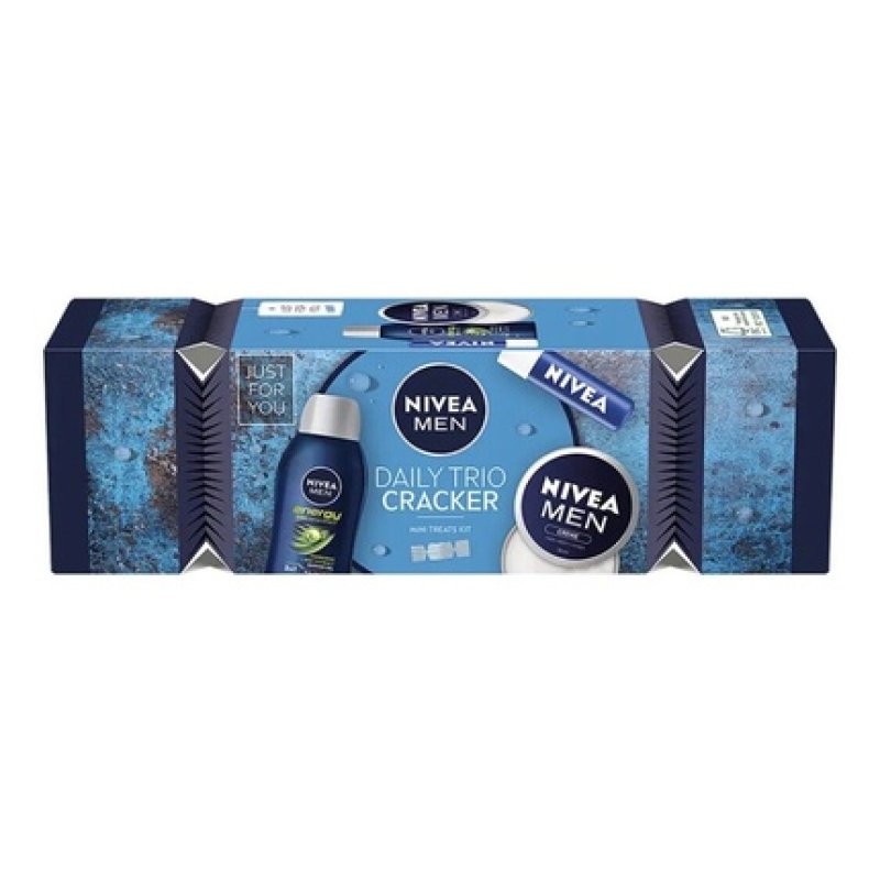 Nivea Men Protect Daily Trio Christmas Cracker 3 Piece Gift Set