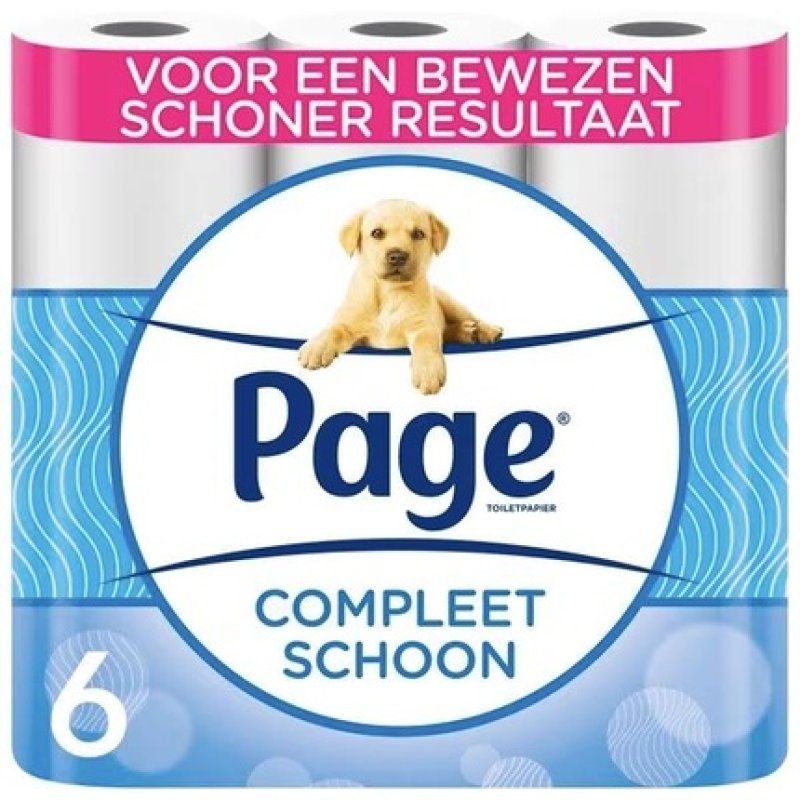 Page Complete Clean Toilet Paper - 6 Rolls