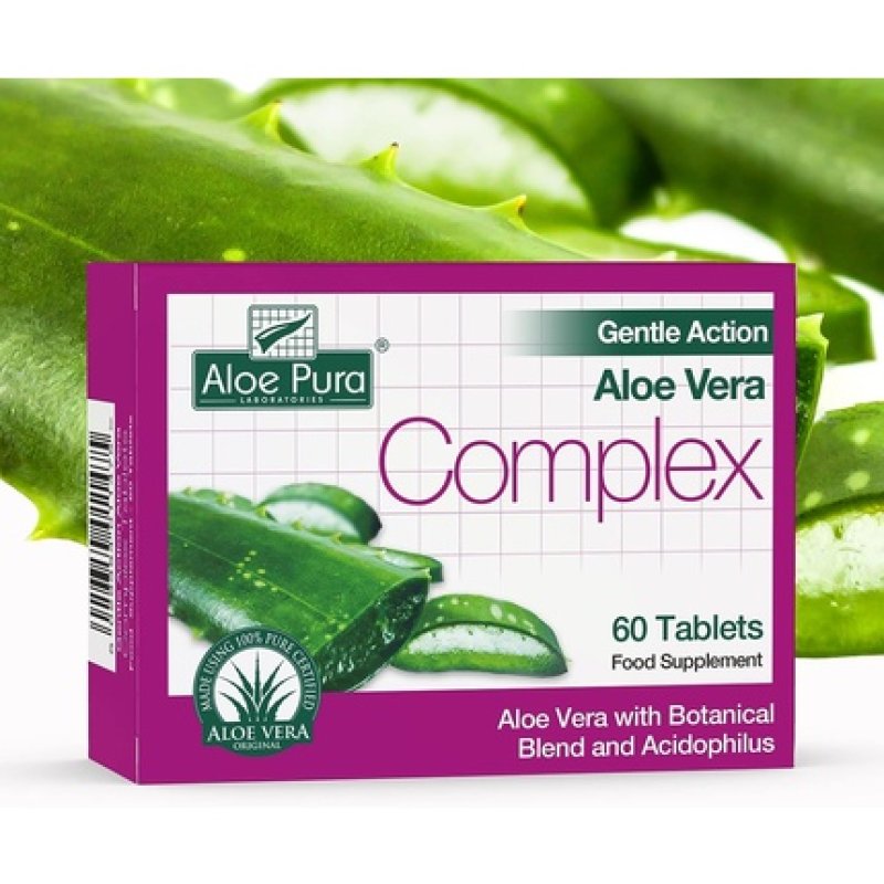 Aloe Pura Aloe Vera Gentle Action Complex Tablets 60 Tablets