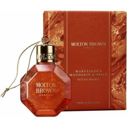 Molton Brown Marvelous Mandarin Spice Festive Bauble Bath And Shower Gel 75 Ml