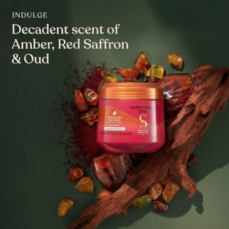 Sanctuary Spa Ruby Oud Melting Pearl Body Butter with Shea Butter and Argan Oil 300g