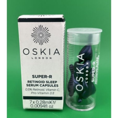 Oskia Super-R Retinoid Sleep Serum 7 x 0.28ml Caps - Nightly Skin Renewal
