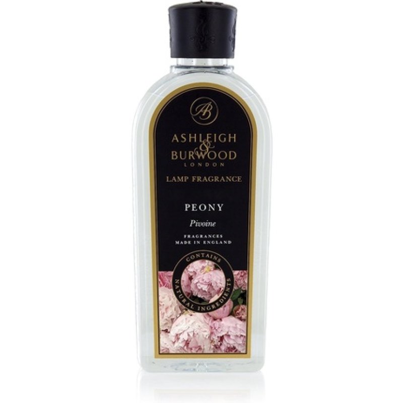 Ashleigh & Burwood Peony Lamp Fragrance 1L - Sweet Floral Scent - Made in UK - Burn Time 40 Hours