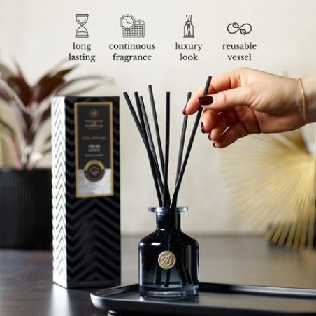 Ashleigh & Burwood Fresh Linen Reed Diffuser Gift Set