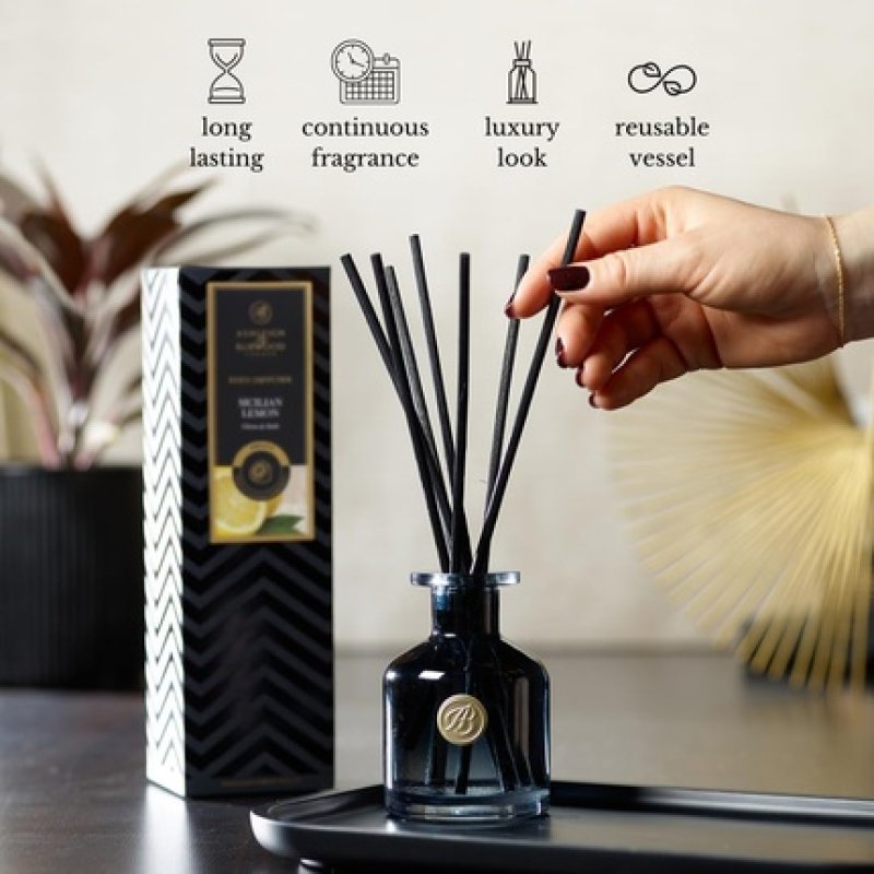 Ashleigh & Burwood Sicilian Lemon Reed Diffuser Gift Set