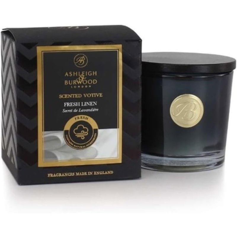 ASHLEIGH & BURWOOD Fresh Linen Scented Mini Candle