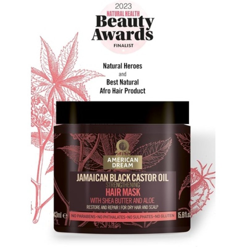 Jamaican Black Castor Oil Strengthening Hair Mask with Shea Butter and Aloe 443ml