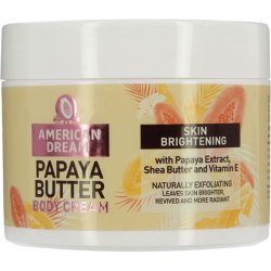 American Dream Papaya Butter Body Cream with Papaya Extract, Shea Butter and Vitamin E 500ml