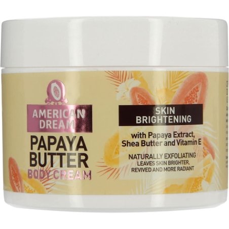 American Dream Papaya Butter Body Cream with Papaya Extract, Shea Butter and Vitamin E 500ml