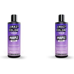 Crazy Color Vibrant Color Shampoo Purple for Unisex 8.45 Oz