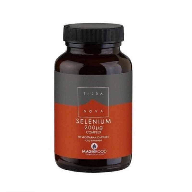 Terra Nova Selenium 200µg Complex 50 Vegetarian Capsules 100% Vegan