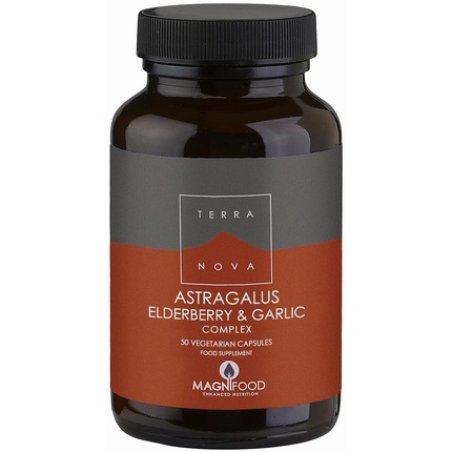 Terra Nova Astragalus Elderberry and Garlic Complex 50 Capsules