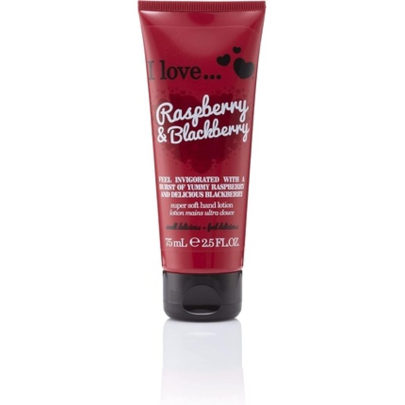 I Love Raspberry & Blackberry Hand Lotion - Soothes Skin & Relieves Dryness