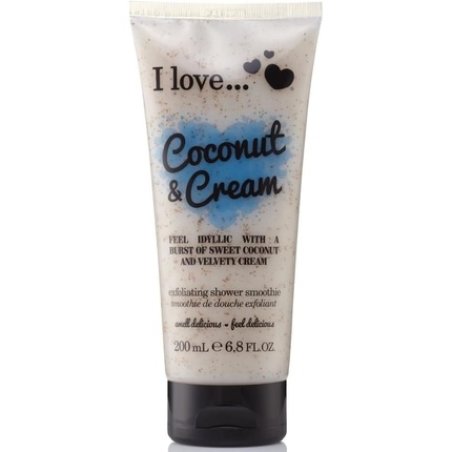 I Love Originals Coconut & Cream Shower Smoothie Enriched with Natural Almond