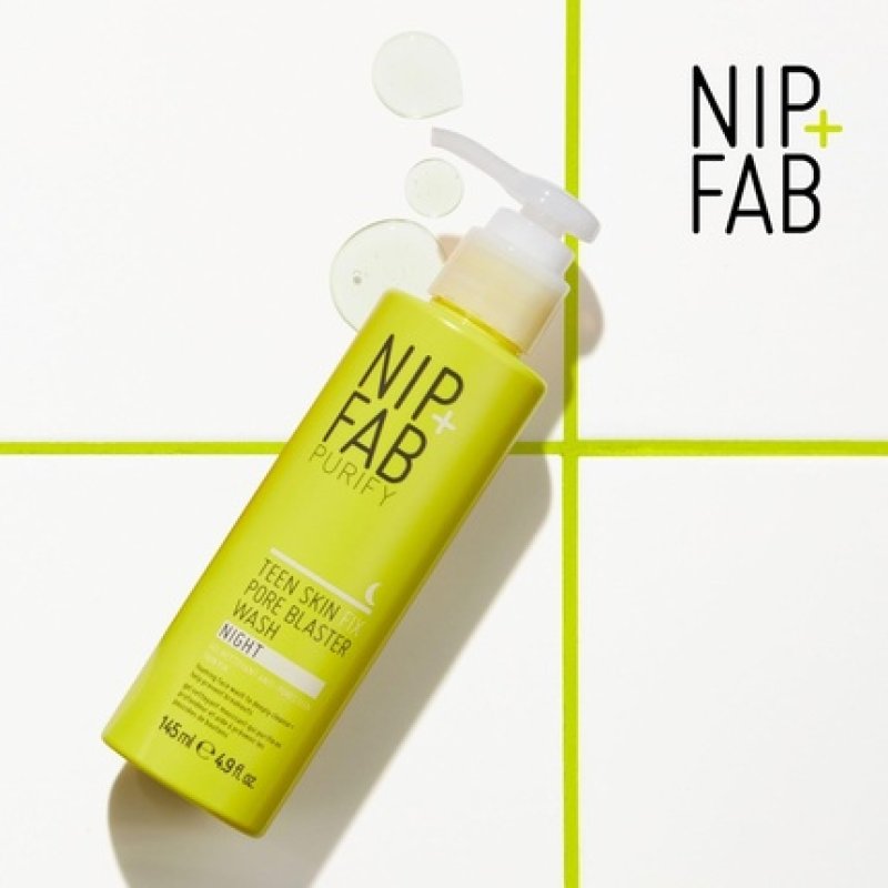 Nip Fab Teen Skin Fix Pore Blaster Night Face Wash with Salicylic Acid and Wasabi