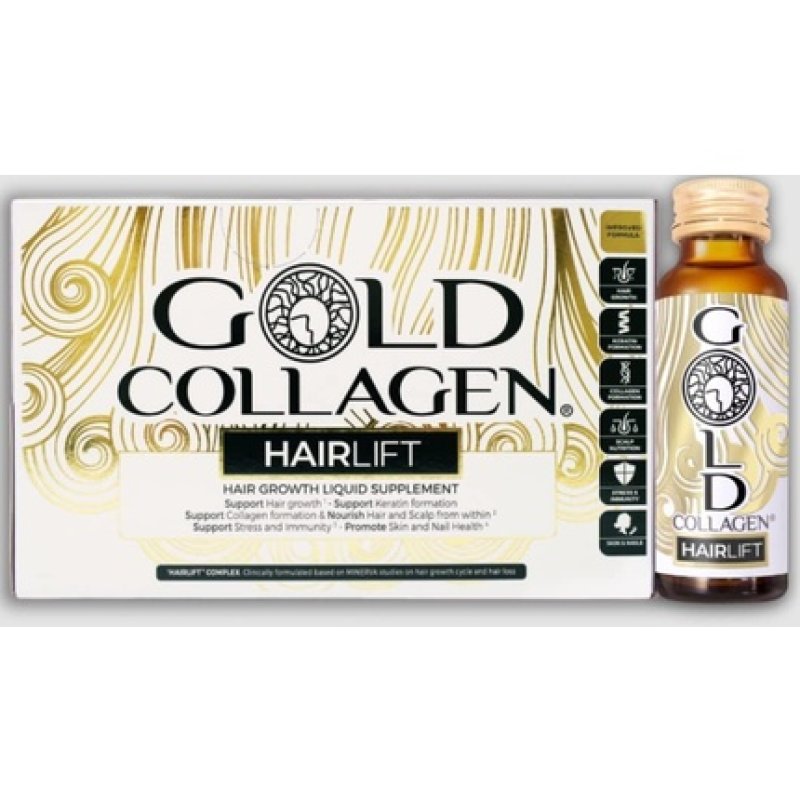 Montefarmaco Otc Gold Collagen Hairlift 10 Vials 50ml