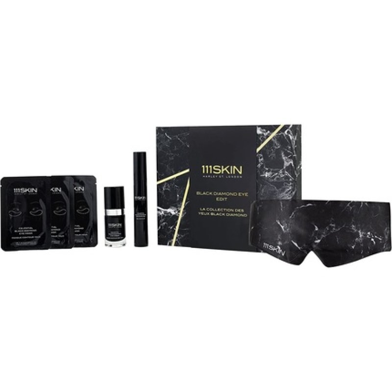 111SKIN Black Diamond Eye Edit Gift Set Celestial Eye Cream Masks and Contour Gel Tighten Lift Area Botox Alternative