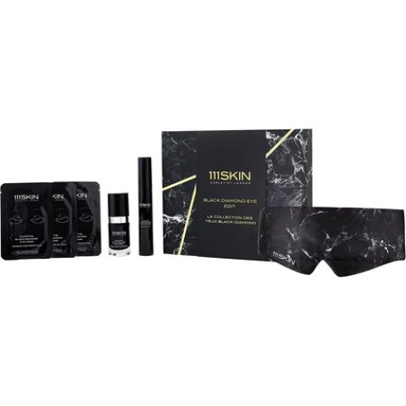 111SKIN Black Diamond Eye Edit Gift Set Celestial Eye Cream Masks and Contour Gel Tighten Lift Area Botox Alternative