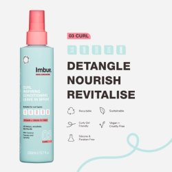 Imbue Curl Inspiring Conditioning Leave In Spray 200g - Vegan and Curly Girl Method Friendly