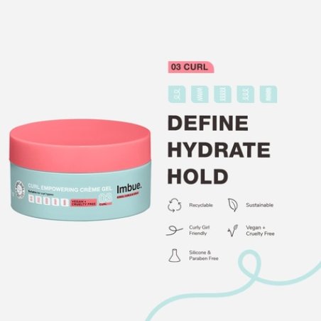 Imbue Curl Empowering Crème Gel Styling Gel for Curls 200ml