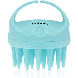 Imbue Scalp Massage & Shampoo Brush with Soft Silicone Bristles for Hair Care and Head Relaxation - Green