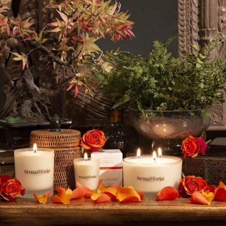 AromaWorks Rose Candle 30cl