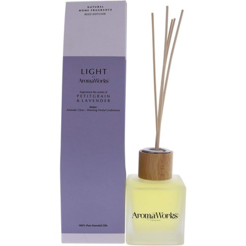 AromaWorks Light Petitgrain and Lavender Reed Diffuser 3.4oz