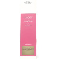 AromaWorks Hygge Uplift Reed Diffuser Rejuvenating Blend of Lemongrass and Ho Wood Scents 100ml