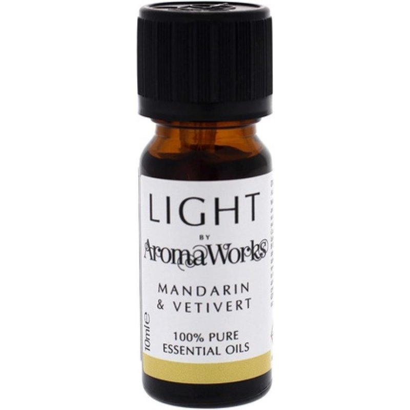 Aromaworks Light Mandarin & Vetivert Essential Oil 10ml