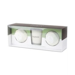 Aromabomb Mini Candle Set, Lemongrass & Bergamot, Unisex, 3 Pack