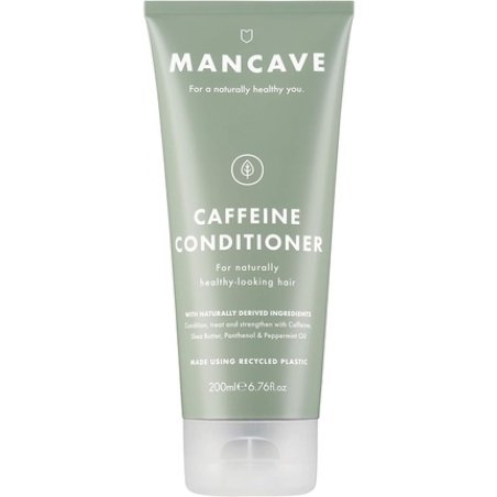 ManCave Caffeine Conditioner 200ml for Men Encouraging Healthy Hair Growth with Natural Ingredients Vegan Friendly Tube