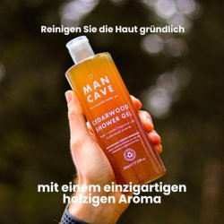 ManCave Cedarwood Shower Gel for Men 500ml
