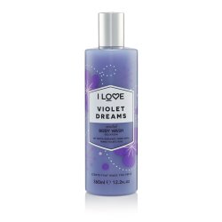 I LOVE Violet Dreams 360 ml Gel douche Corps Pomme, Bergamote, Rose, Violet