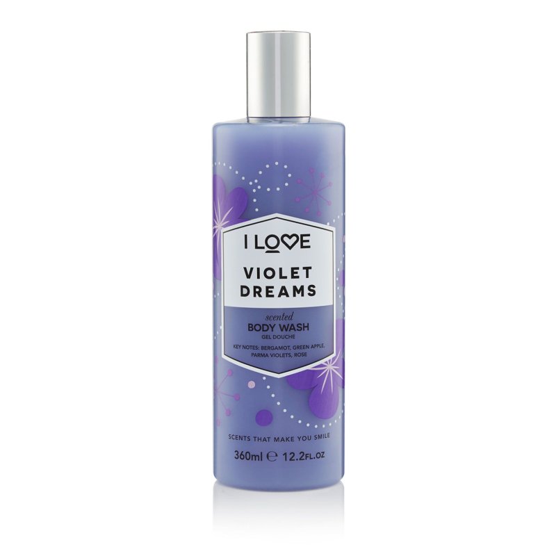 I LOVE Violet Dreams 360 ml Shower gel Body Apple, Bergamot, Rose, Violet