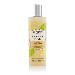 I Love Vanilla Milk Scented Body Wash Rich & Creamy Foam