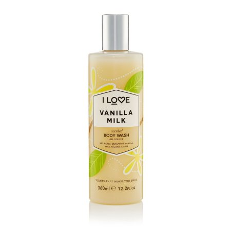 I LOVE Vanilla Milk 360 ml Shower gel Body Milk, Amber, Bergamot, Vanilla
