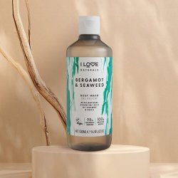 I Love Naturals Bergamot & Seaweed Body Wash with Natural Oils of Orange & Basil 500ml