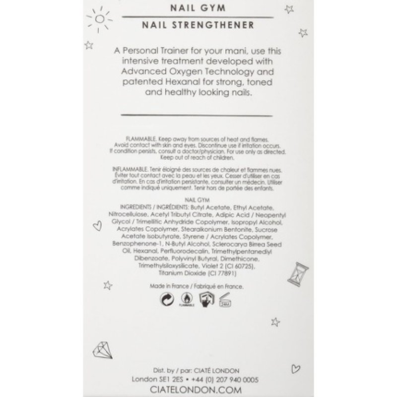 CIATÉ London Gym Nail Strengthener 14ml