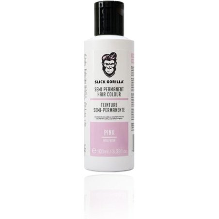 Slick Gorilla Vegan and Cruelty-Free Semi-Permanent Pink Hair Colour 3.38 Fl