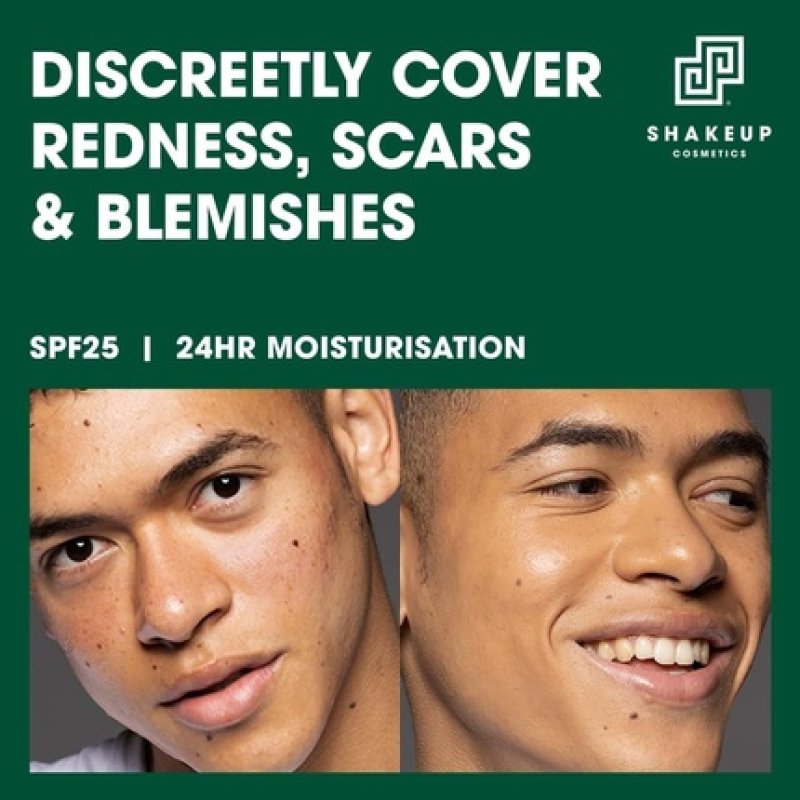 Shakeup Cosmetics Men's Tinted Moisturiser Vegan Makeup